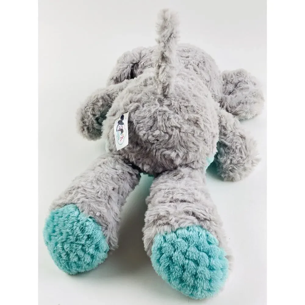 Spark Create Imagine Elephant Plush Stuffed Animal Toy Rattles & Ears Crinkle - Picture 6 of 7